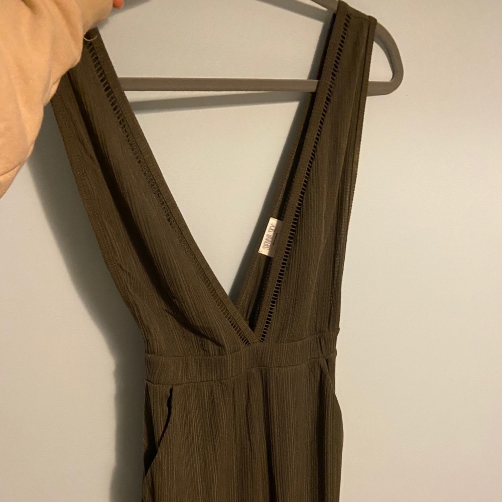 V neck jumpsuit